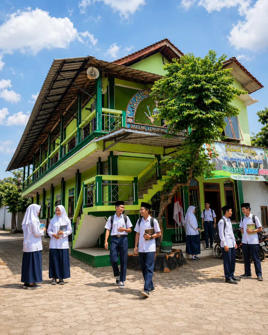 Siswa-siswi MTS PIM Mujahidin Bageng
